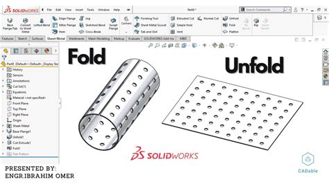 solidworks fold vs flatten